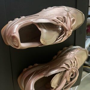 Metallic Pink Sneakers
